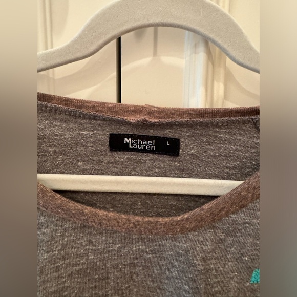 Michael Lauren Large Grey Patched Sweatshirt. 🖤⚡️ - Picture 3 of 4